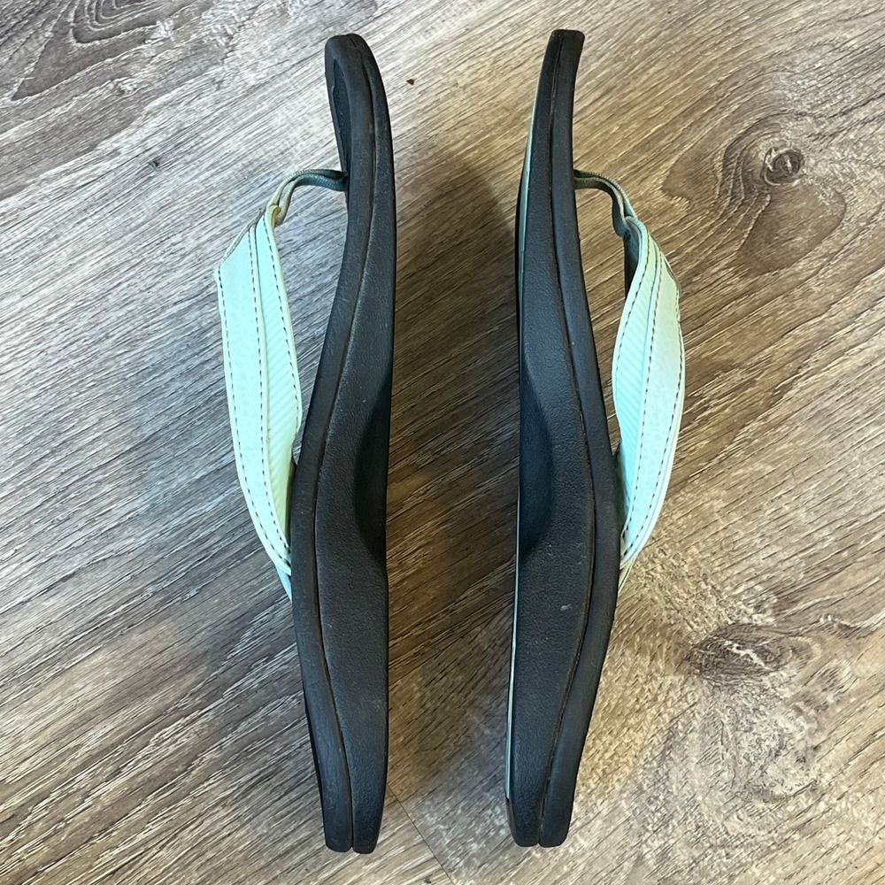 OluKai 'Ohana Womens Beach Thong Sandals Sea Green Womens 7 EU 37 - Picture 4 of 6